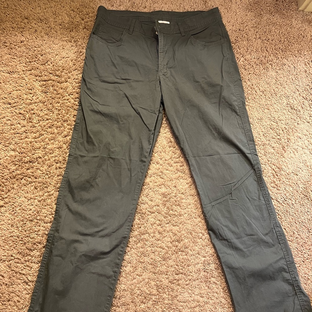 Columbia Men's Rapid Rivers Pants Graphite Gray Outdoor Hiking Size 34x32